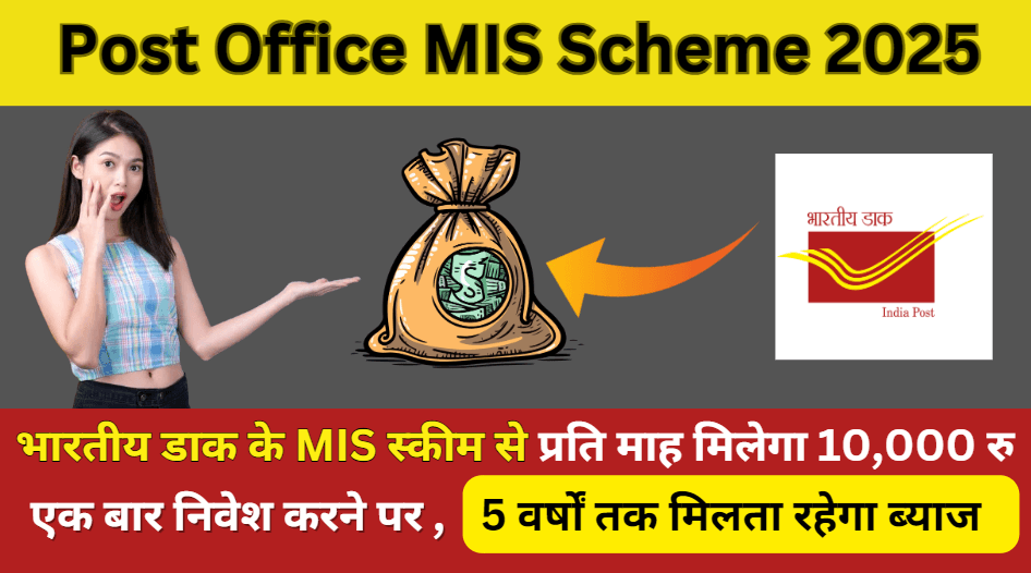 Post Office MIS 2025: पोस्ट ऑफिस मासिक आय योजना क्या है? जानिए पूरी जानकारी, फायदे और निवेश प्रक्रिया ?